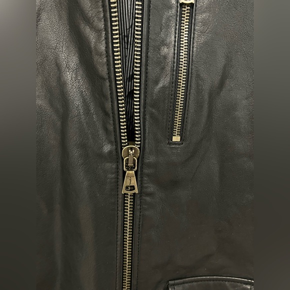 John Varvatos York Leather Jacket. size EU 46 USA 36. - Picture 16 of 16